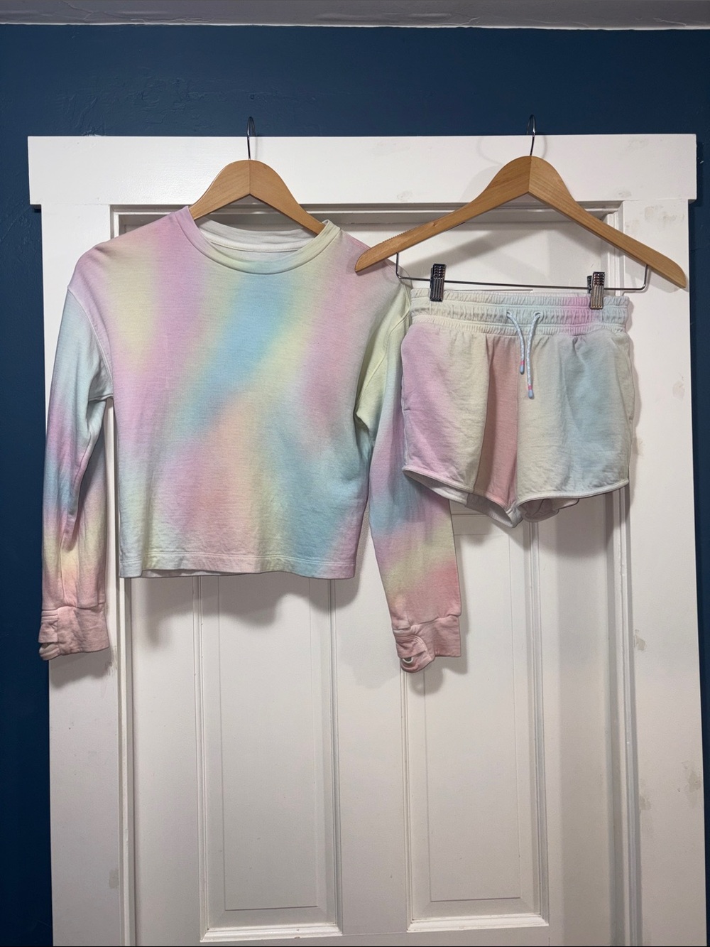 Athleta Girl Rainbow Pastel Set
